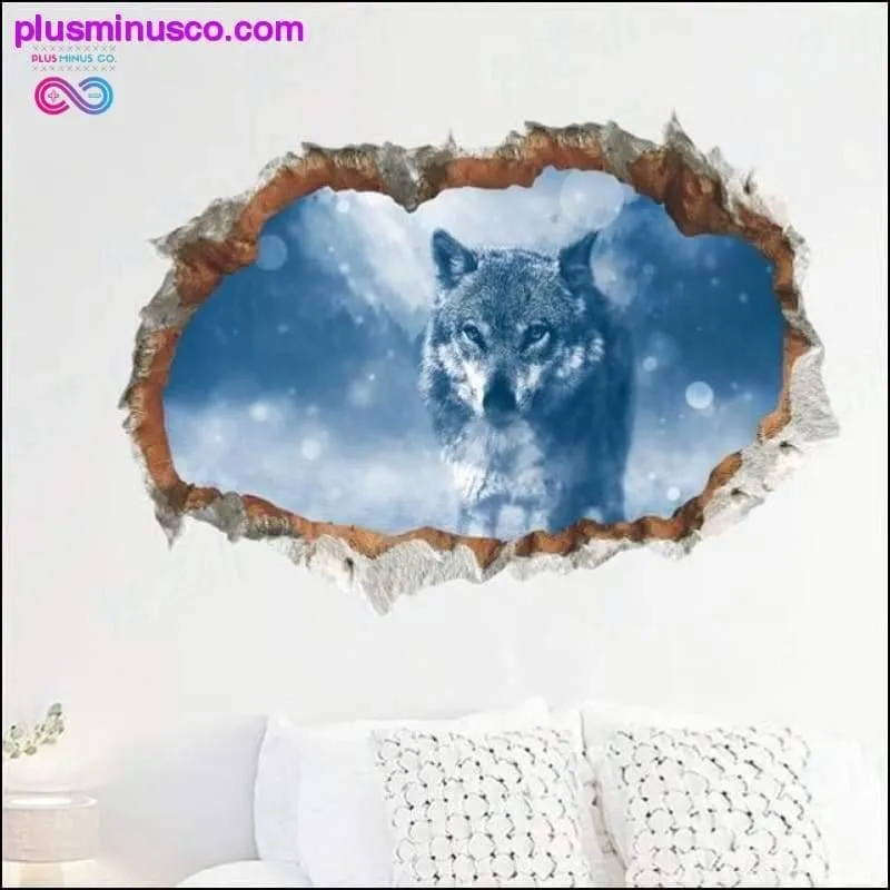 3D Broken Wall Hole Wall Stickers For Home and Office