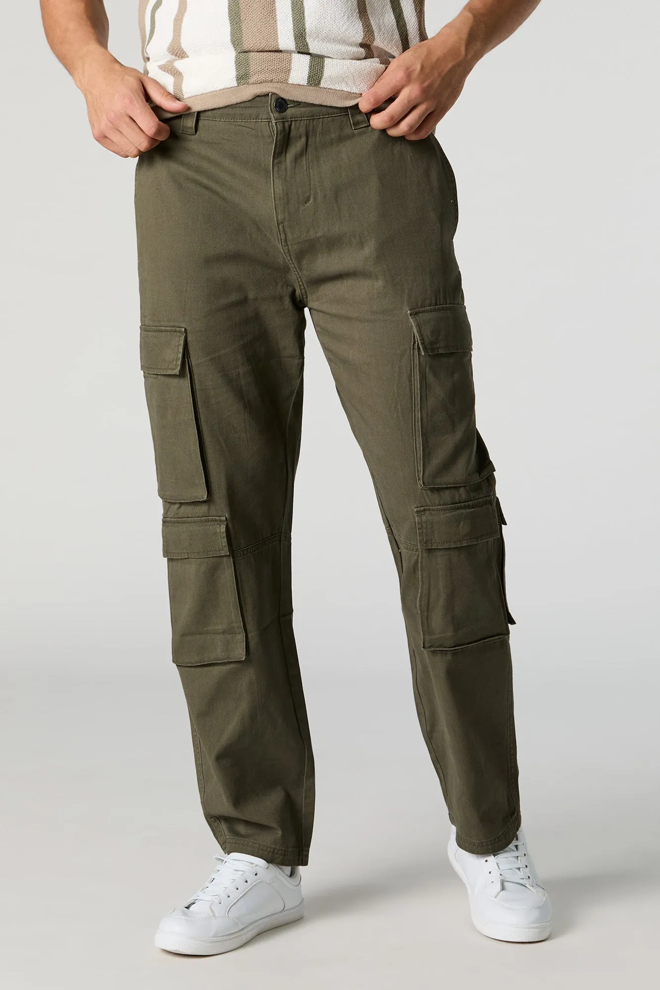 4 Pocket Cargo Straight Leg Cargo Pant