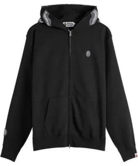 A Bathing Ape Men's One Point Shark Full Zip Hoodie