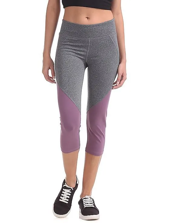 Aeropostale Colour Blocked Active Capri Leggings