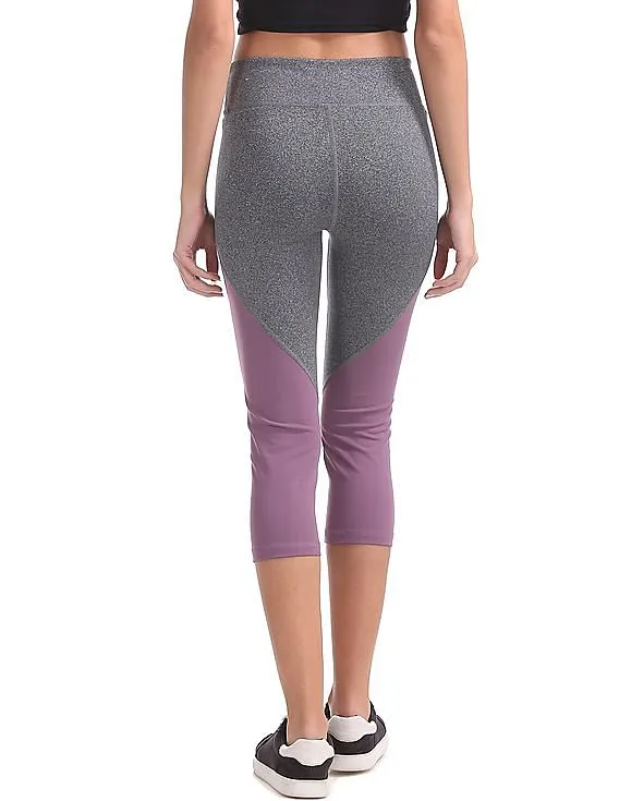 Aeropostale Colour Blocked Active Capri Leggings