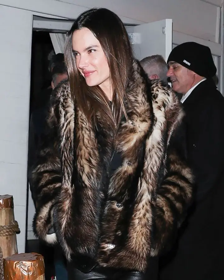 Alessandra Ambrosio Fur Jacket For Sale - William Jacket