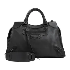 BALENCIAGA Neo Classic City Crossbody Bag - Black, SS23