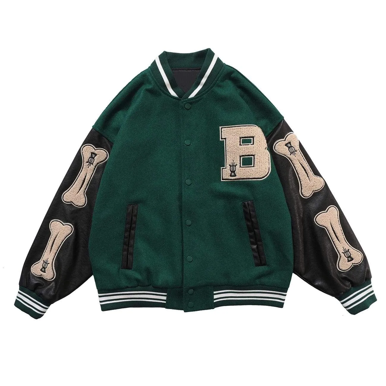 Bone Varsity Jacket