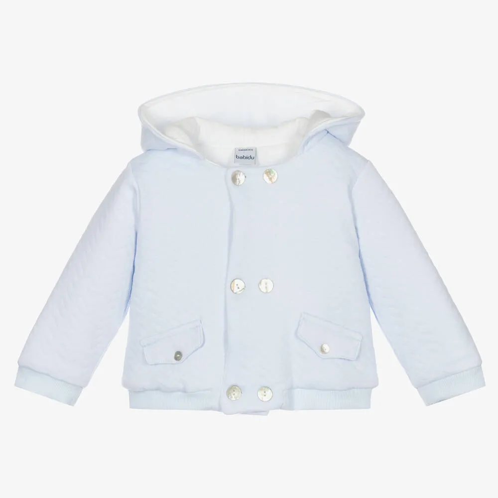 Boys Blue Padded Pram Coat