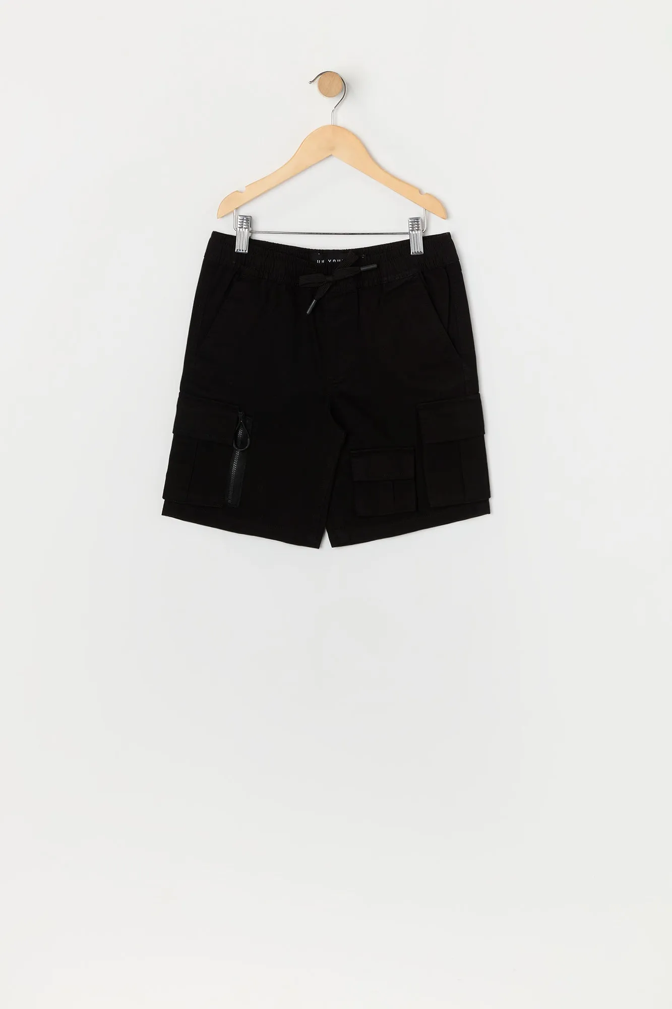 Boys Multi Pocket Zipper Cargo Short