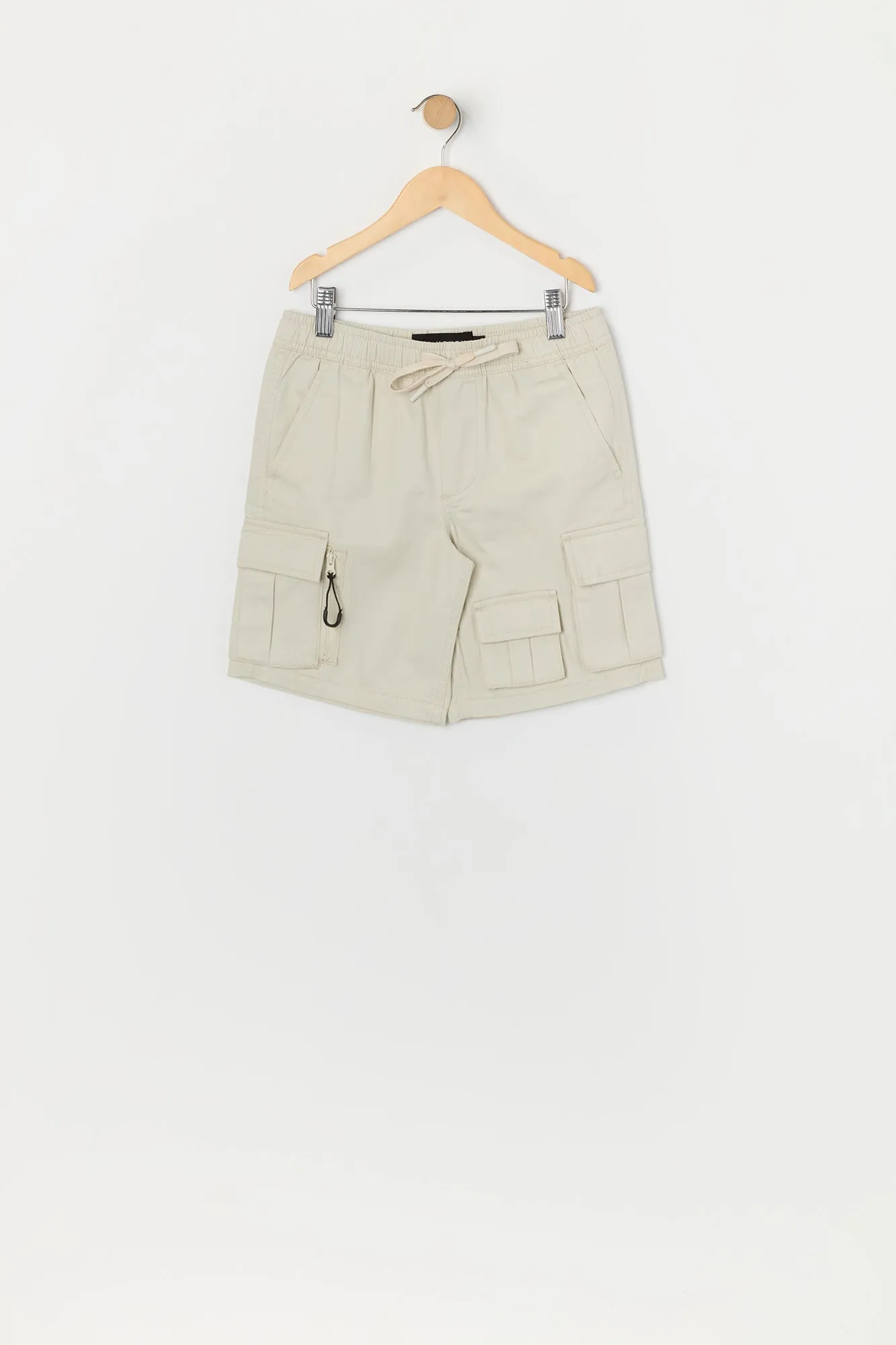 Boys Multi Pocket Zipper Cargo Short