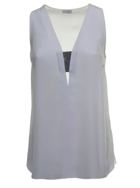 Brunello Cucinelli V-Neck Vest Top