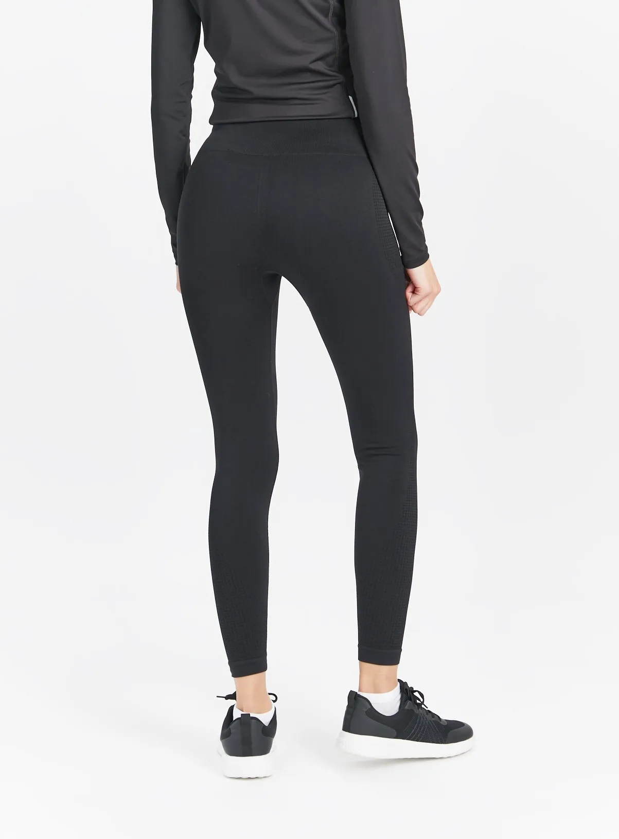 Buy Active Seamless Black Leggings L | Leggings | Tu