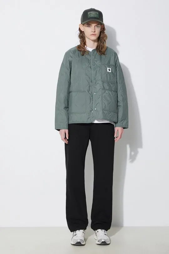 Carhartt WIP jacket Skyler Liner women's green color I031602.1YFXX