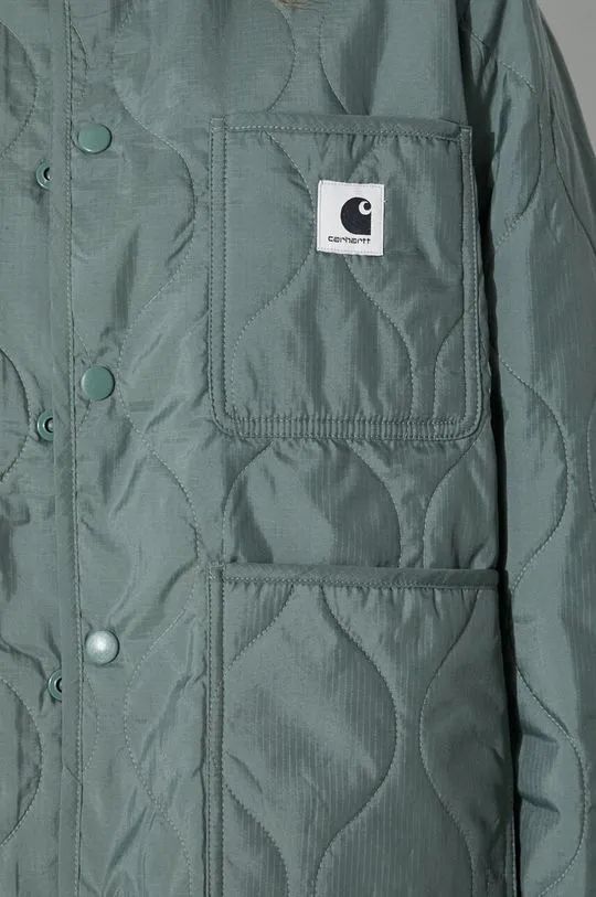 Carhartt WIP jacket Skyler Liner women's green color I031602.1YFXX