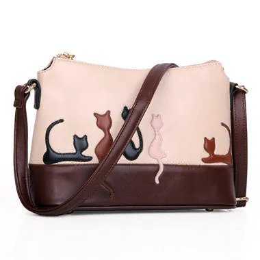 Cat Bag Handbag Cats Women Crossbody Bolsa Gato Rabbit Shoulder Bags Purse Messenger PU Handbags