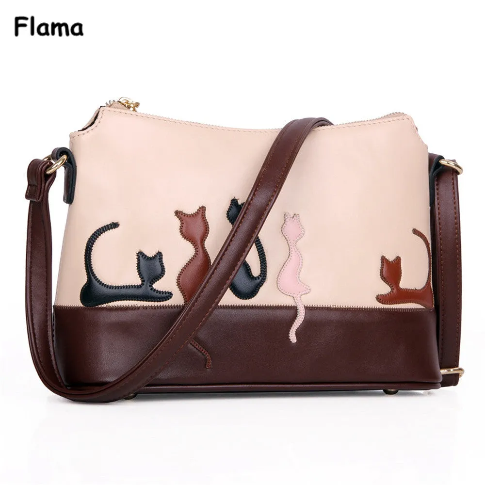 Cat Bag Handbag Cats Women Crossbody Bolsa Gato Rabbit Shoulder Bags Purse Messenger PU Handbags