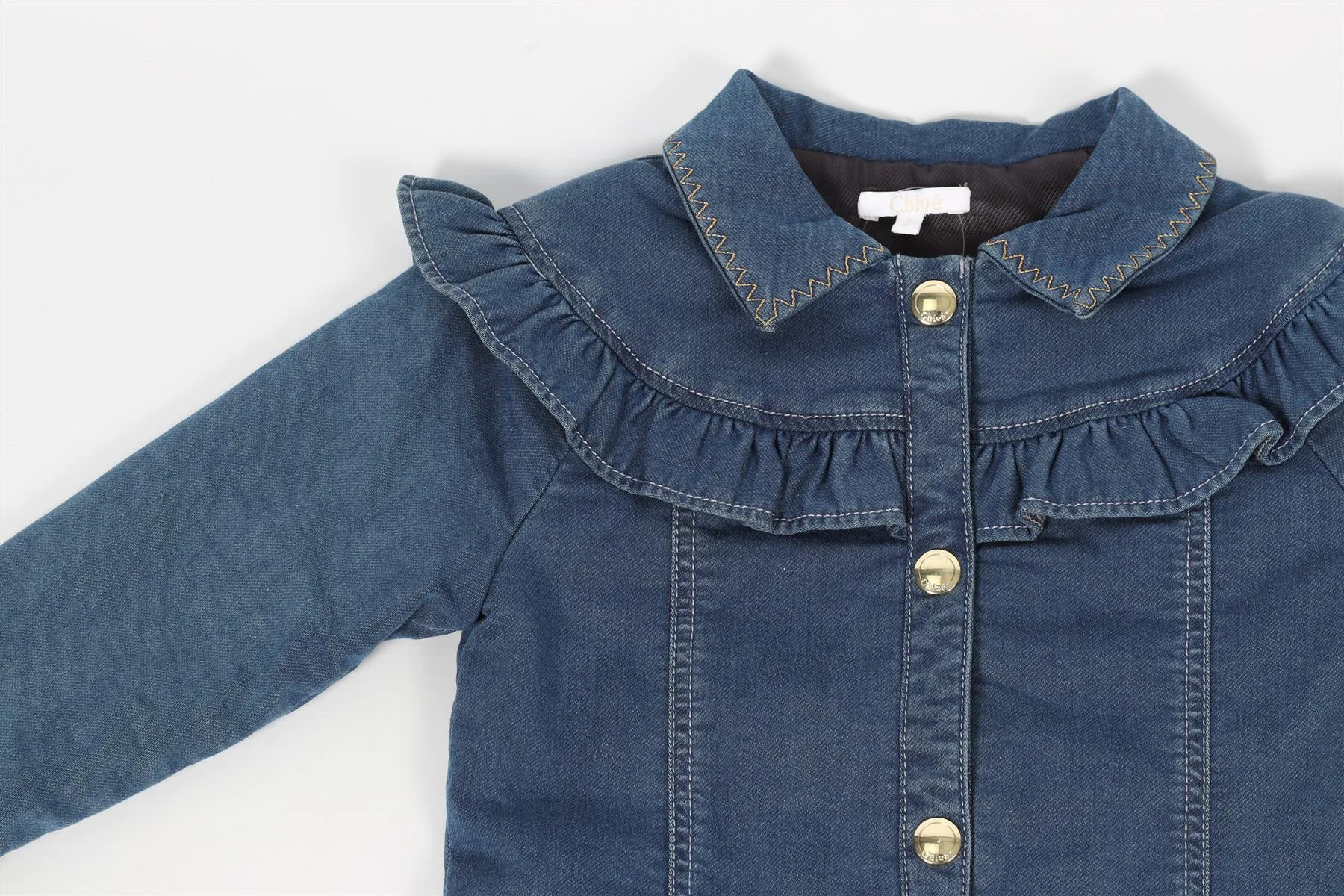 CHLO BLUE KIDS GIRLS DENIM JACKET 2 YEARS