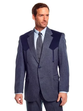 Circle S CC2976-10  Mens Sport Coat Western Boise Arrow Jacket Navy