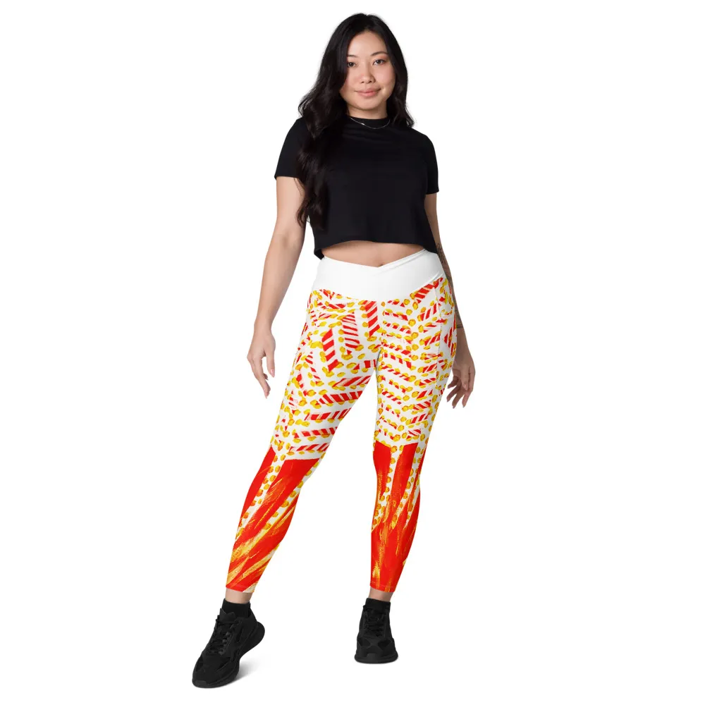 Crossover leggings with pockets – The Power of Sunrise