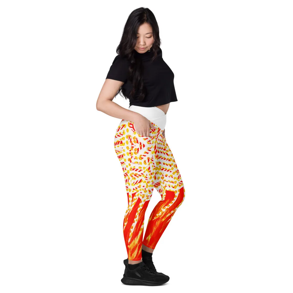 Crossover leggings with pockets – The Power of Sunrise