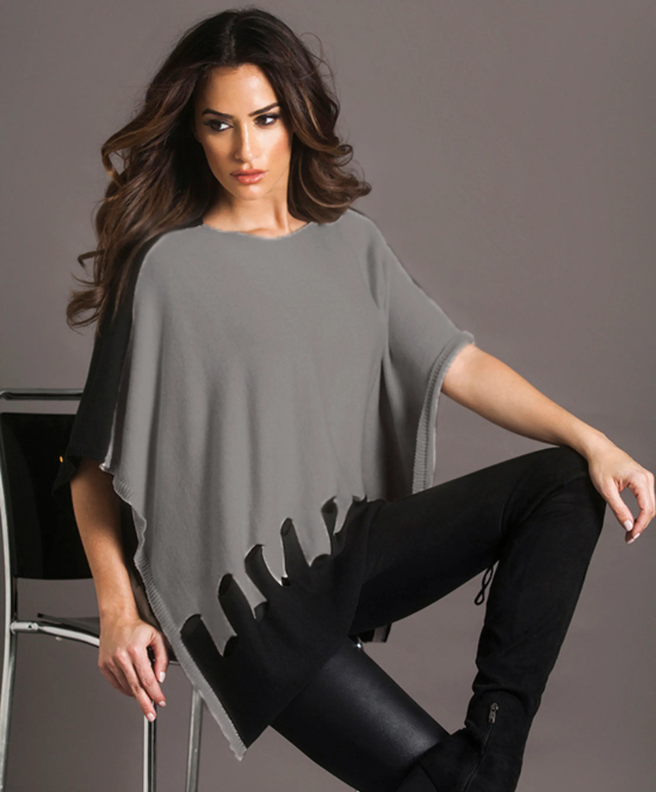 Cut Work Poncho