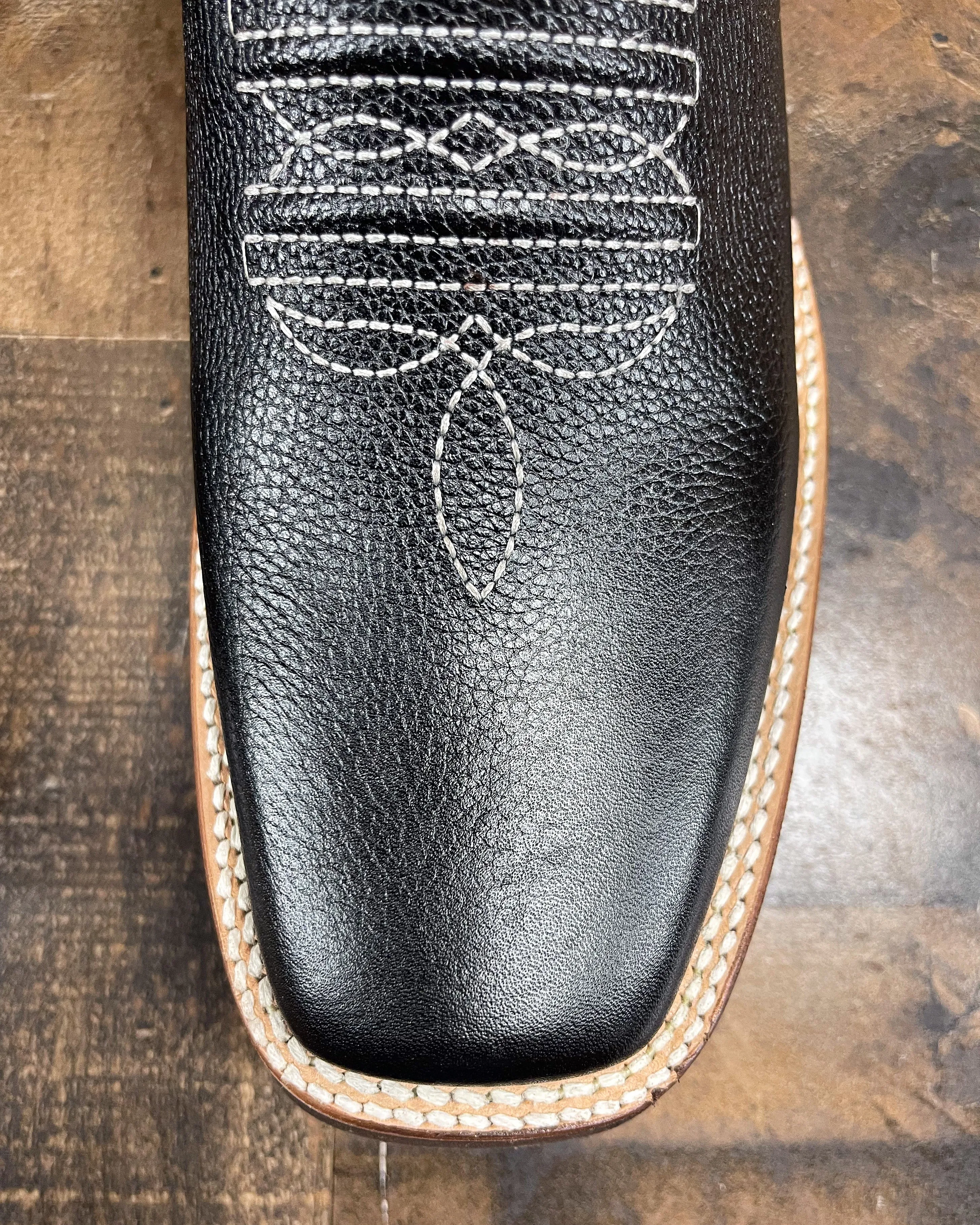 DARTANIAN BLACK| MEN SQUARE TOE COWBOY BOOTS