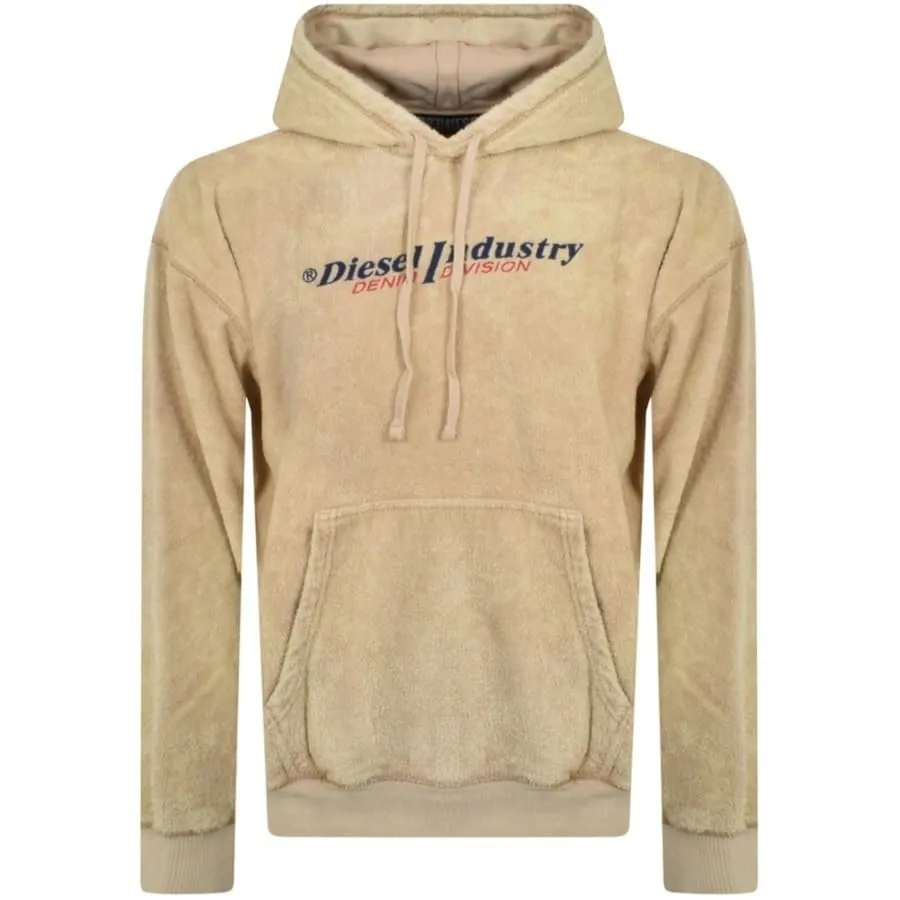 Diesel S Ummerry Felpa Hoodie Beige