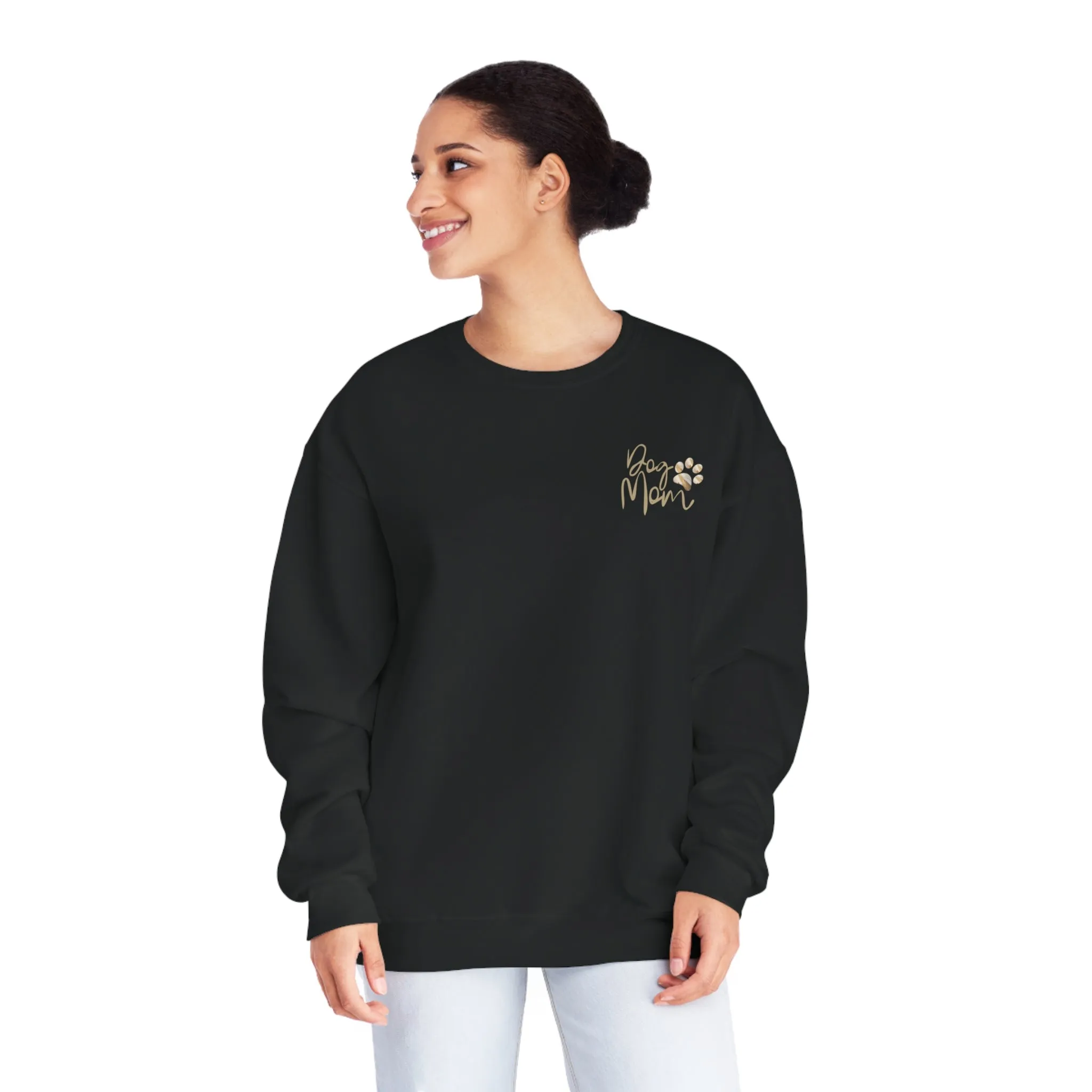 Dog Mom - Crewneck Sweatshirt (Gold)