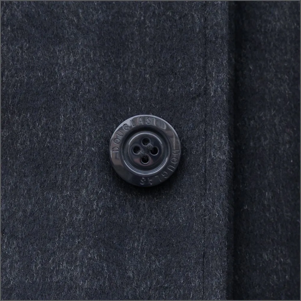 Douglas Harlow Navy Wool Car Coat