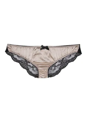 Dutchess Gold Lace Back Knicker