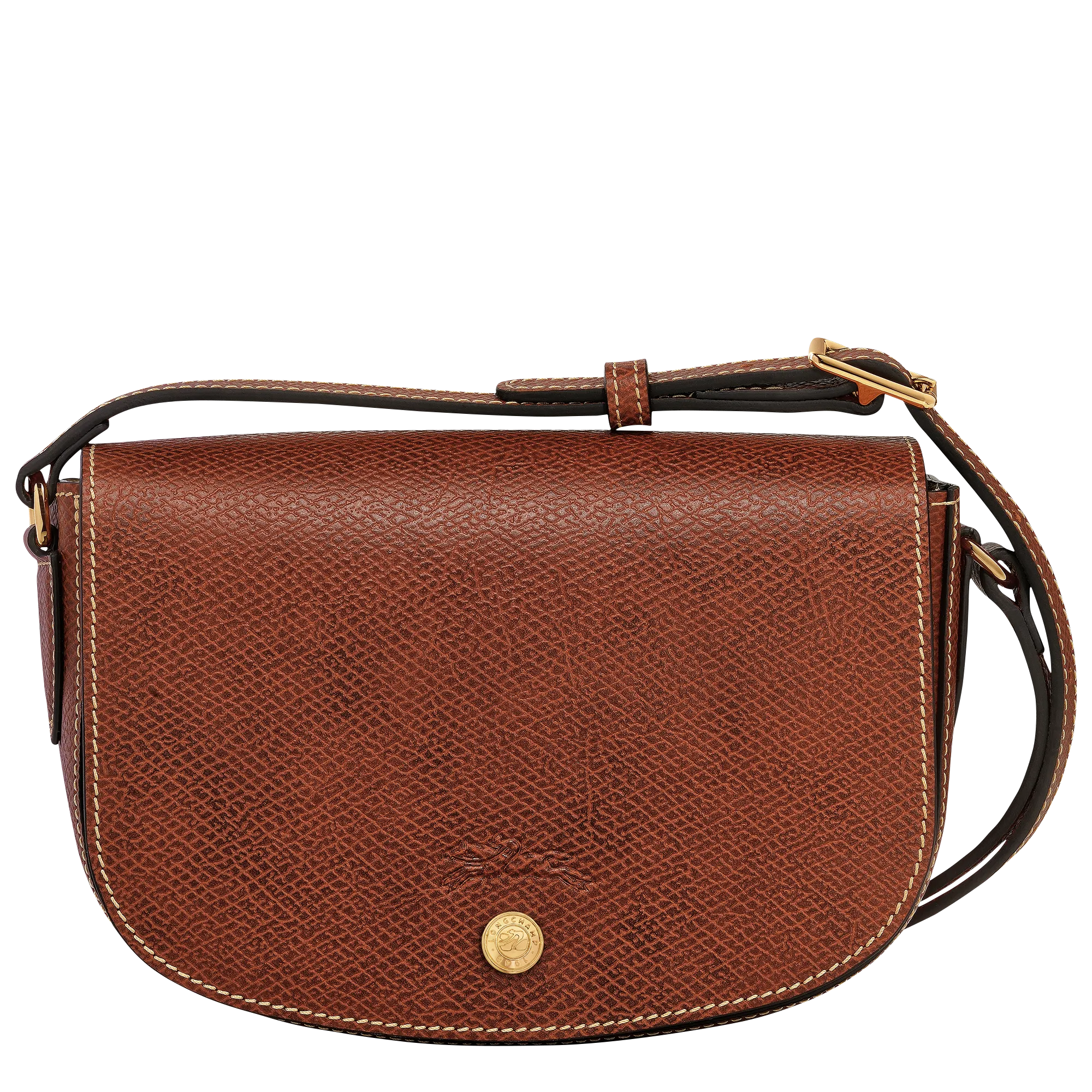 Épure S Crossbody bag Brown - Leather