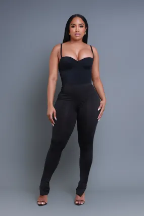 Easy Does It Extended Leggings - Black