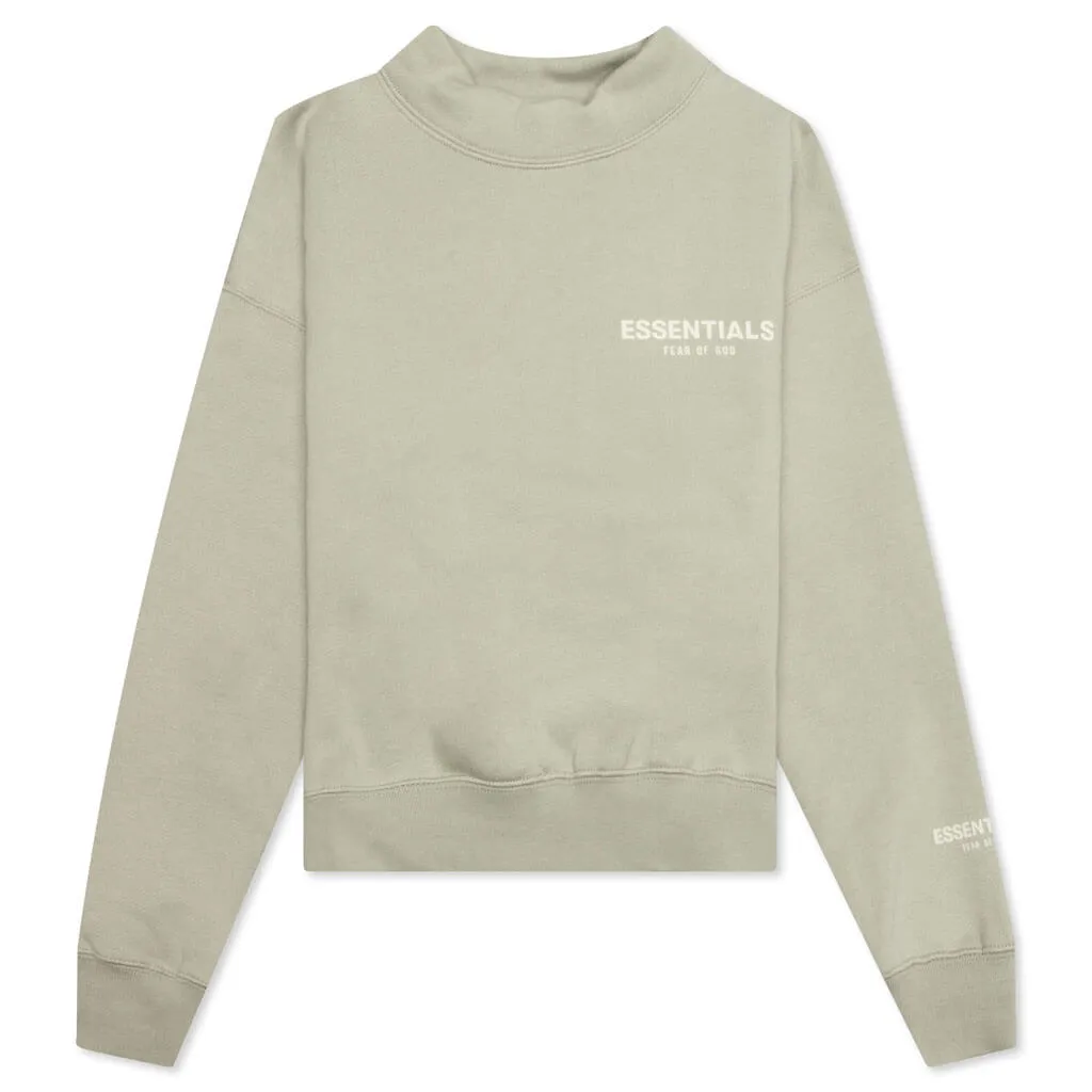 Essentials Kid's Mockneck - Seafoam