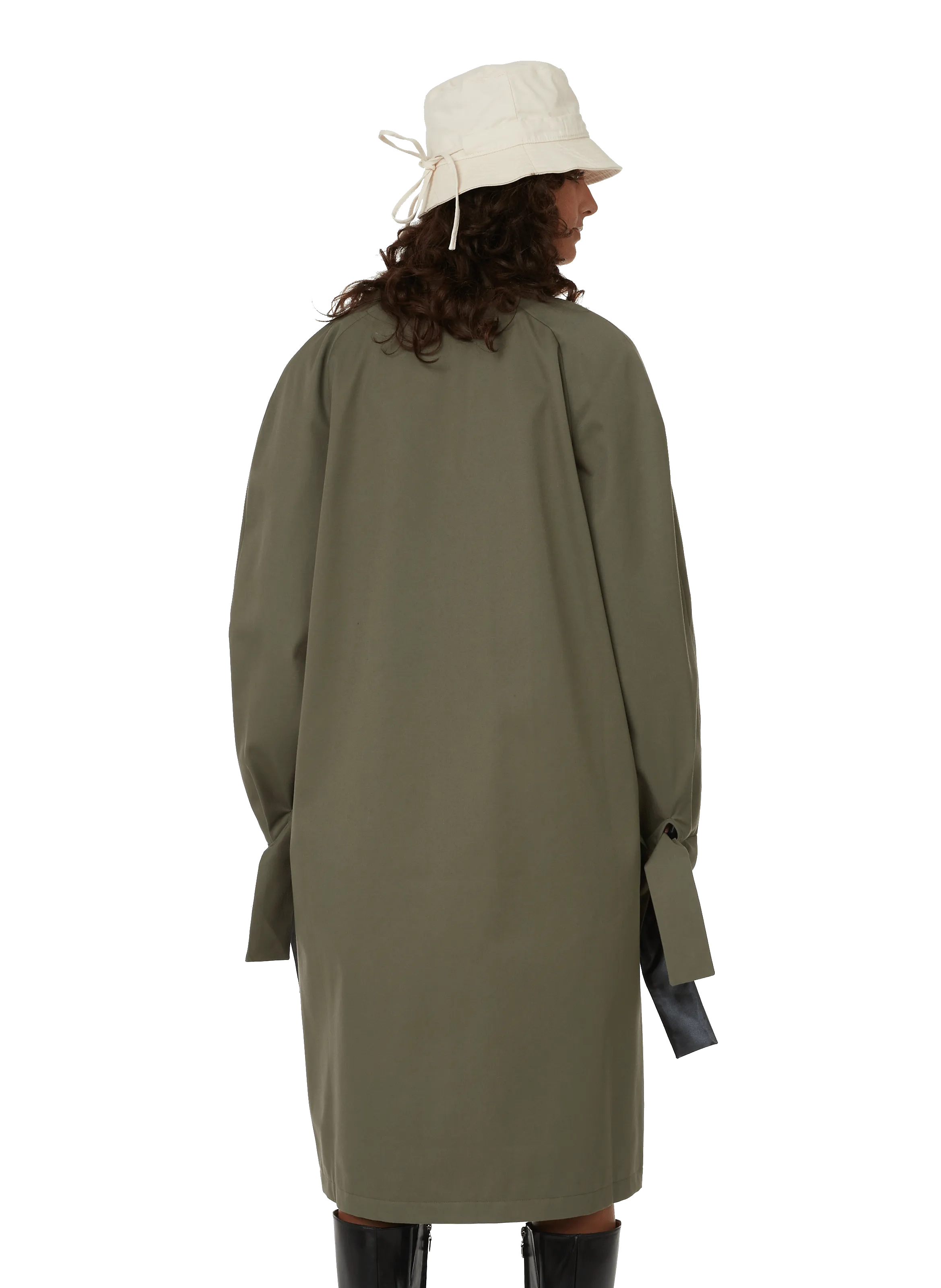 Fete imperiale  Cotton-blend trench coat - Green