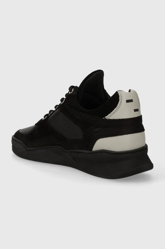 Filling Pieces leather sneakers Low Top Ghost Paneled black color 10120631284