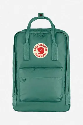 Fjallraven backpack Kanken Laptop 15 F23524 664 green color