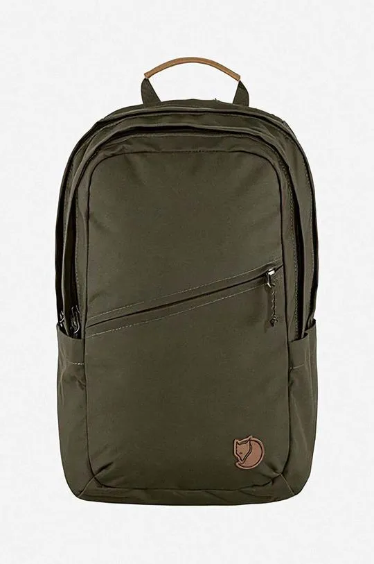 Fjallraven backpack Raven 20 green color