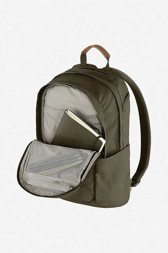 Fjallraven backpack Raven 20 green color