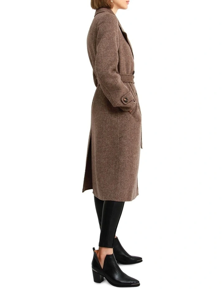 Front Runner Belted Walnut Coat