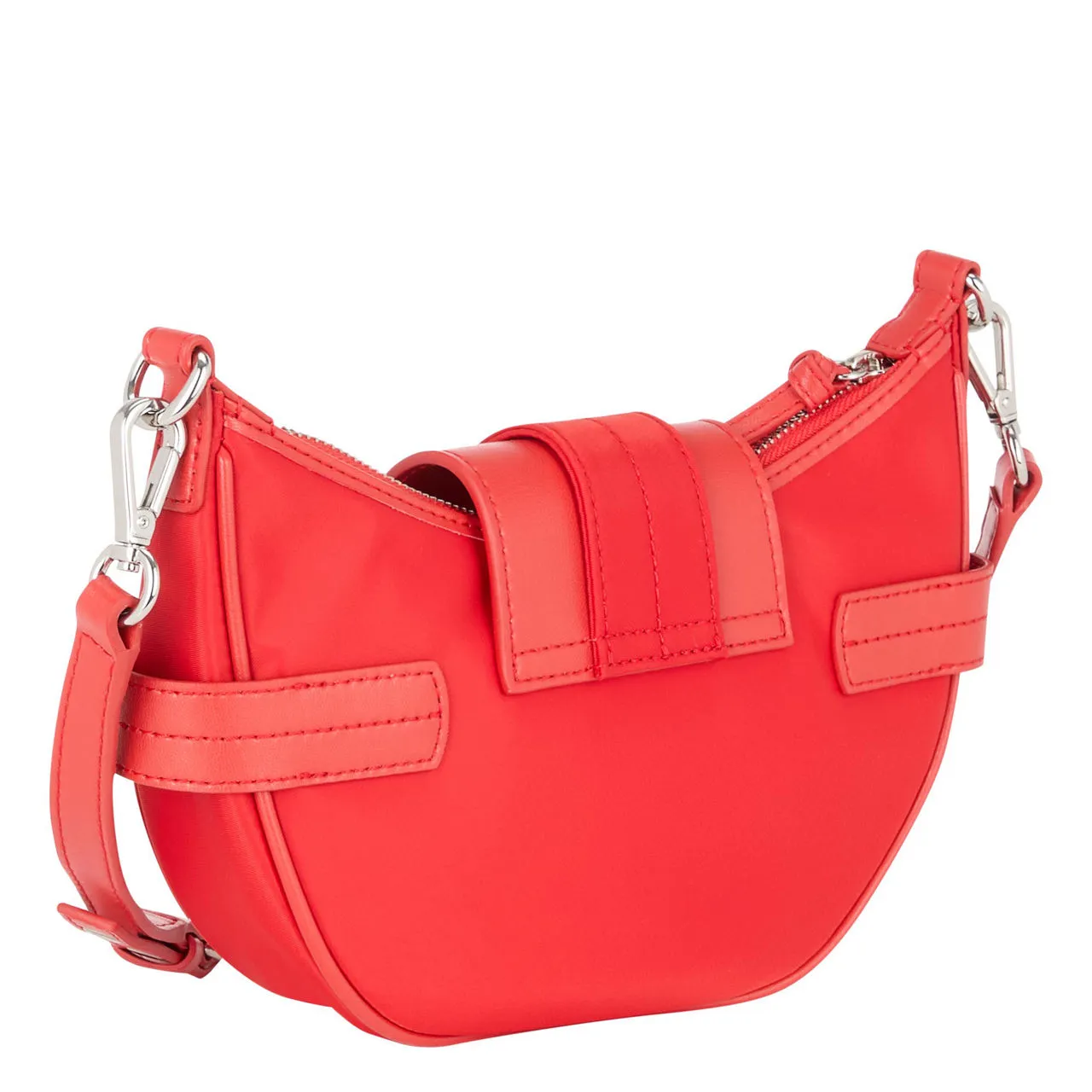 GANNI The Sustainable Edit Bucky Small Crossbody Bag - Racing Red