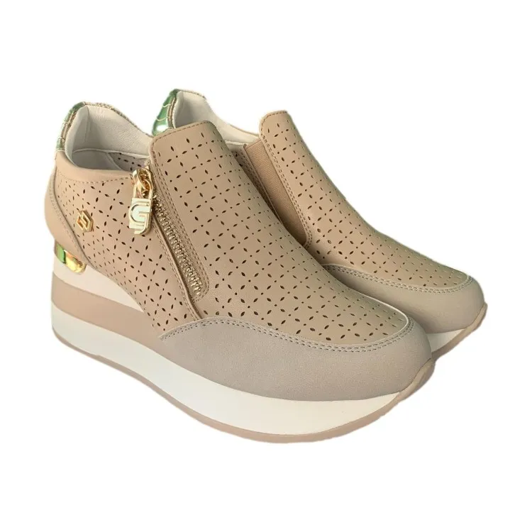 Gold & Gold GB826 Scarpe Donna Sneakers Beige