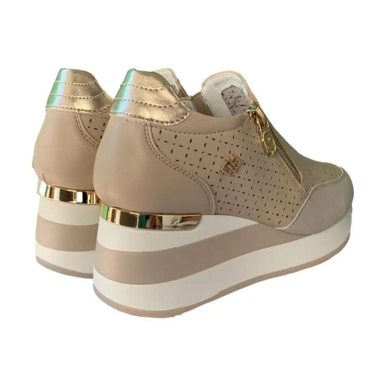 Gold & Gold GB826 Scarpe Donna Sneakers Beige