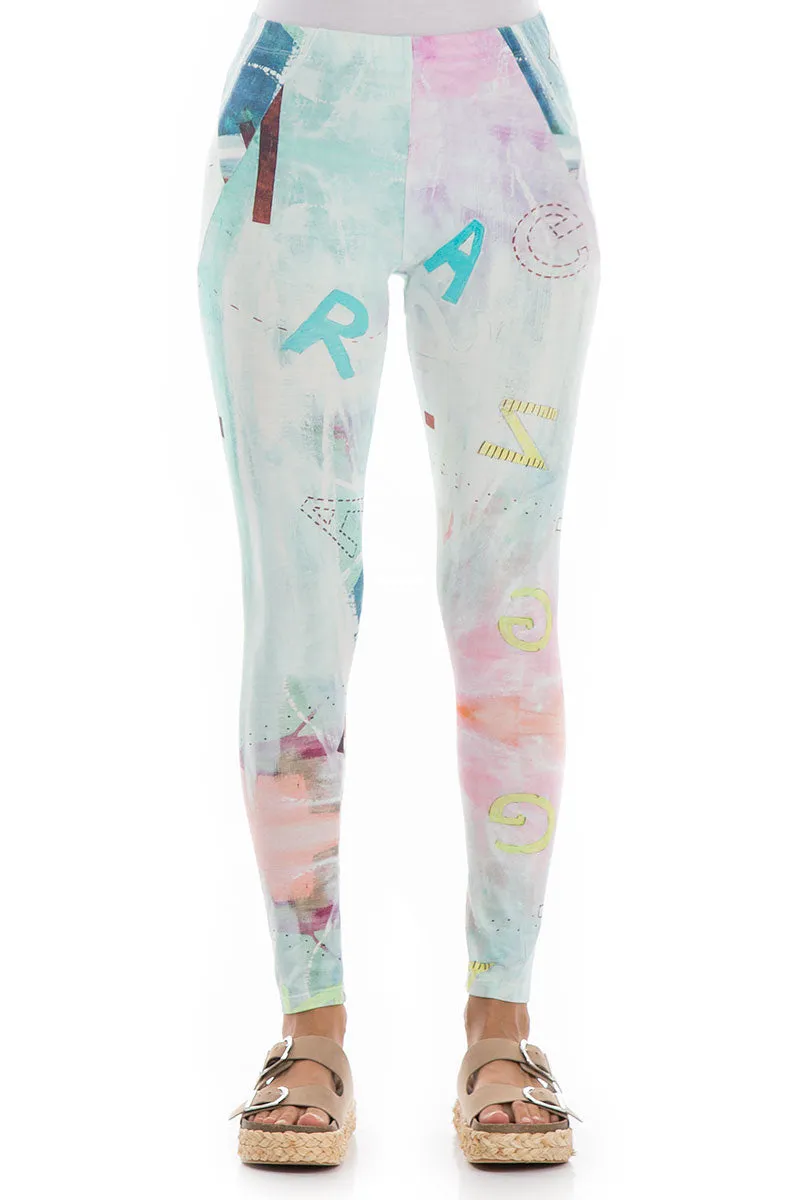 Graffiti Cotton Leggings