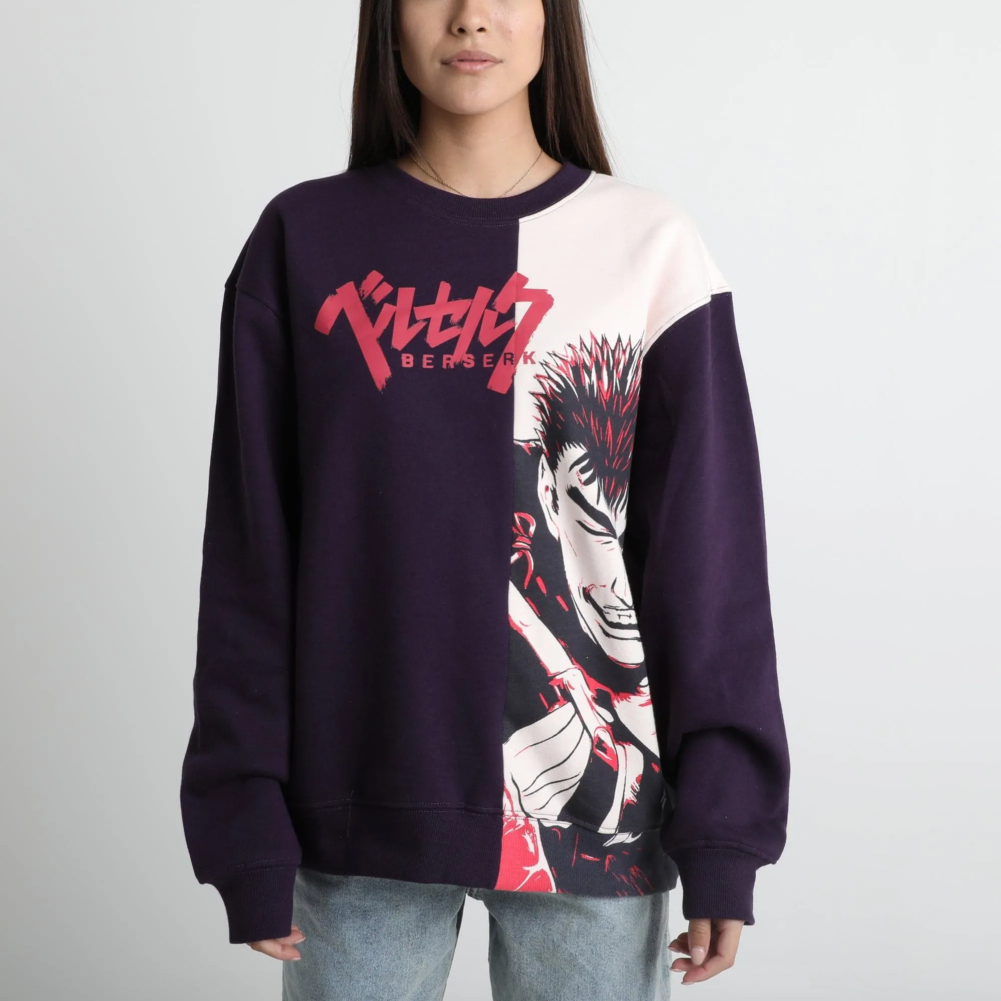 Guts Split Crew Neck Sweatshirt