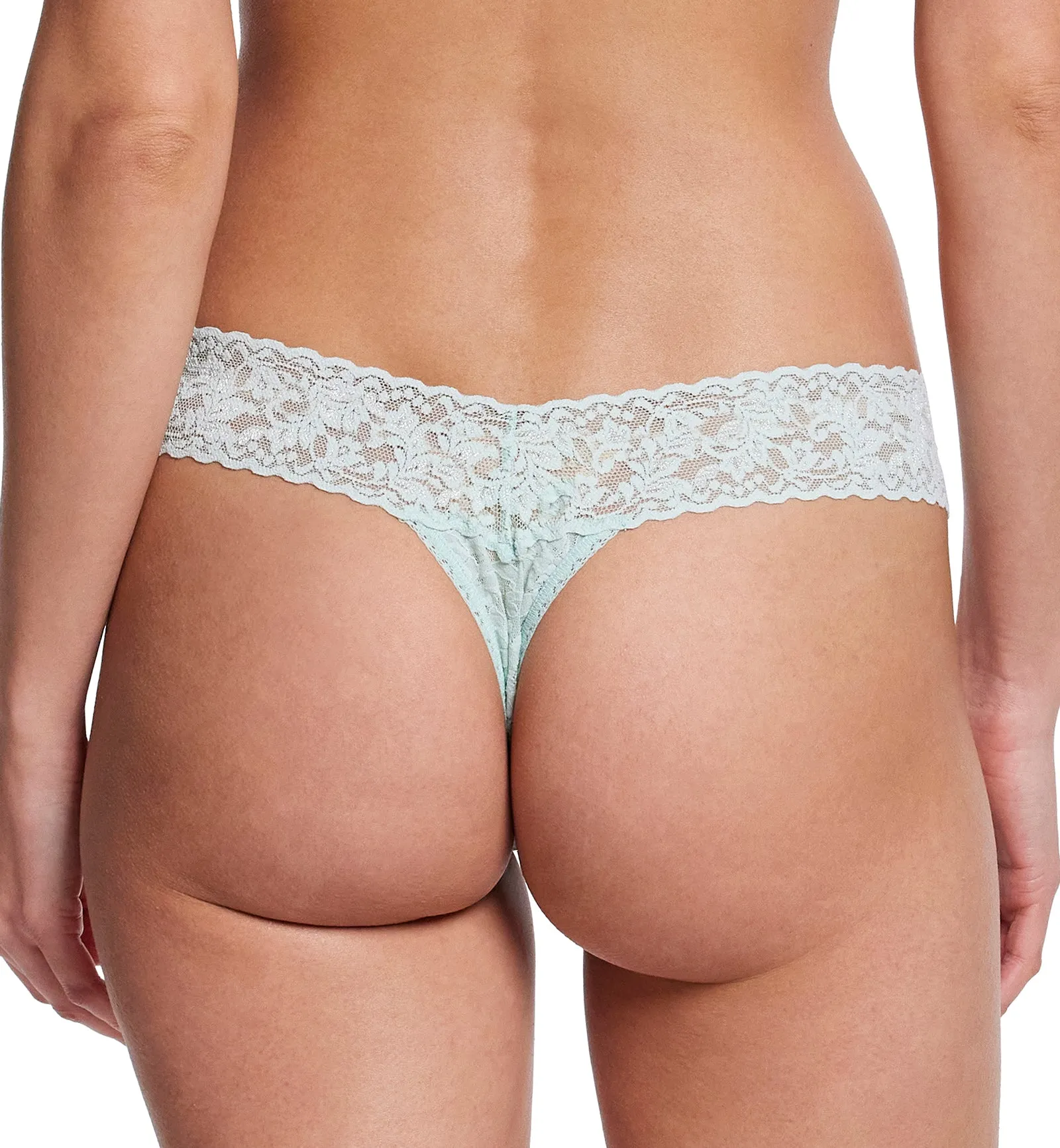 Hanky Panky Signature Lace Low Rise Thong (4911P) - Low Tide