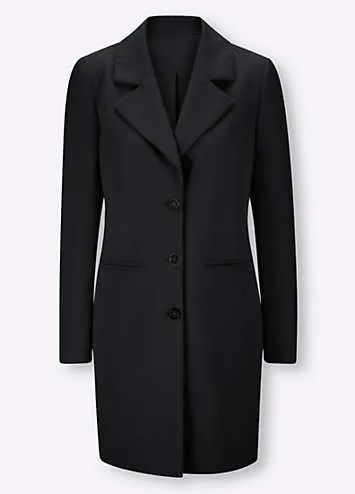 Heine Lapel Collar Coat | Grattan