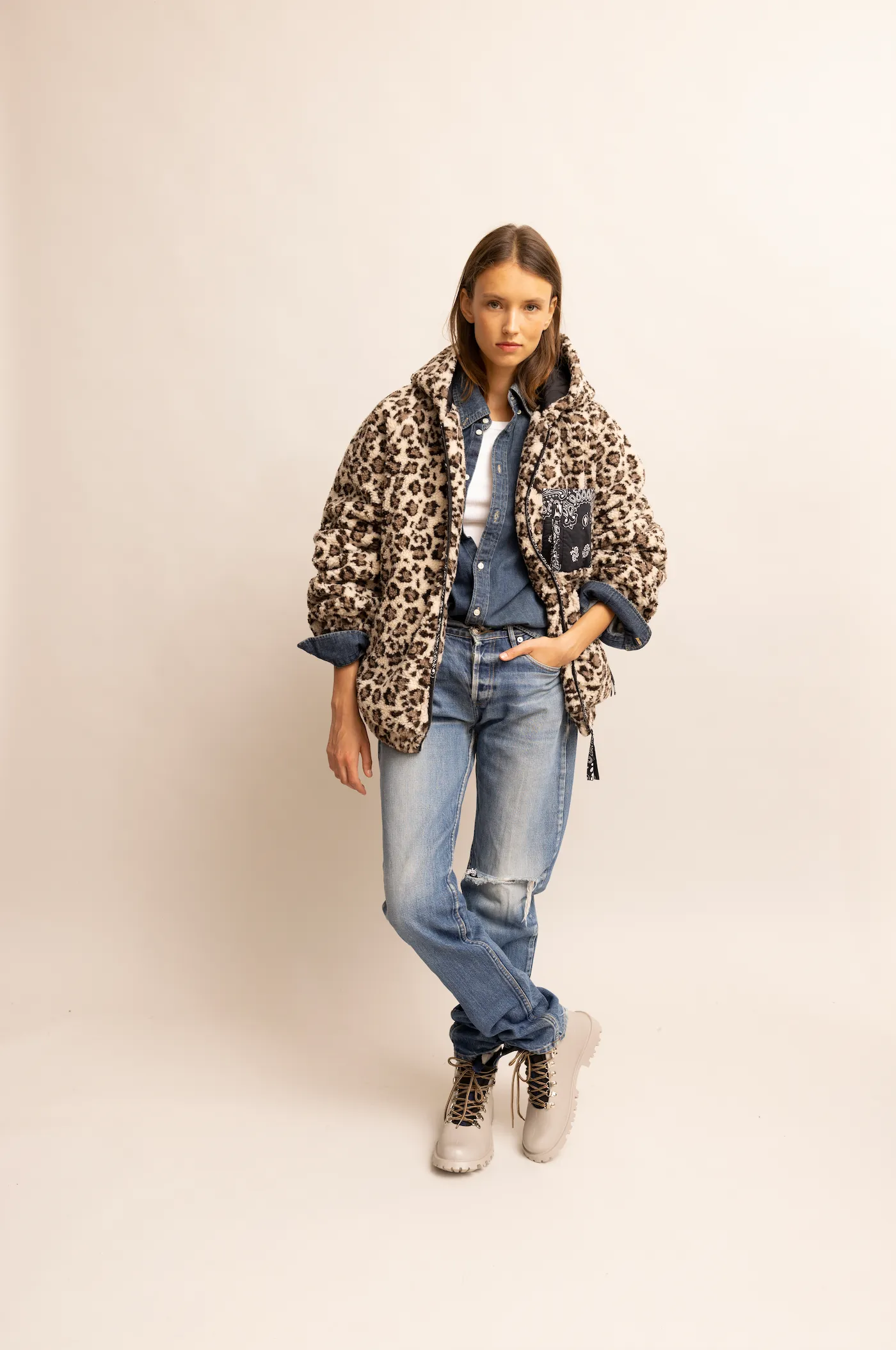 HILLS JACKET LEOPARD PRINT