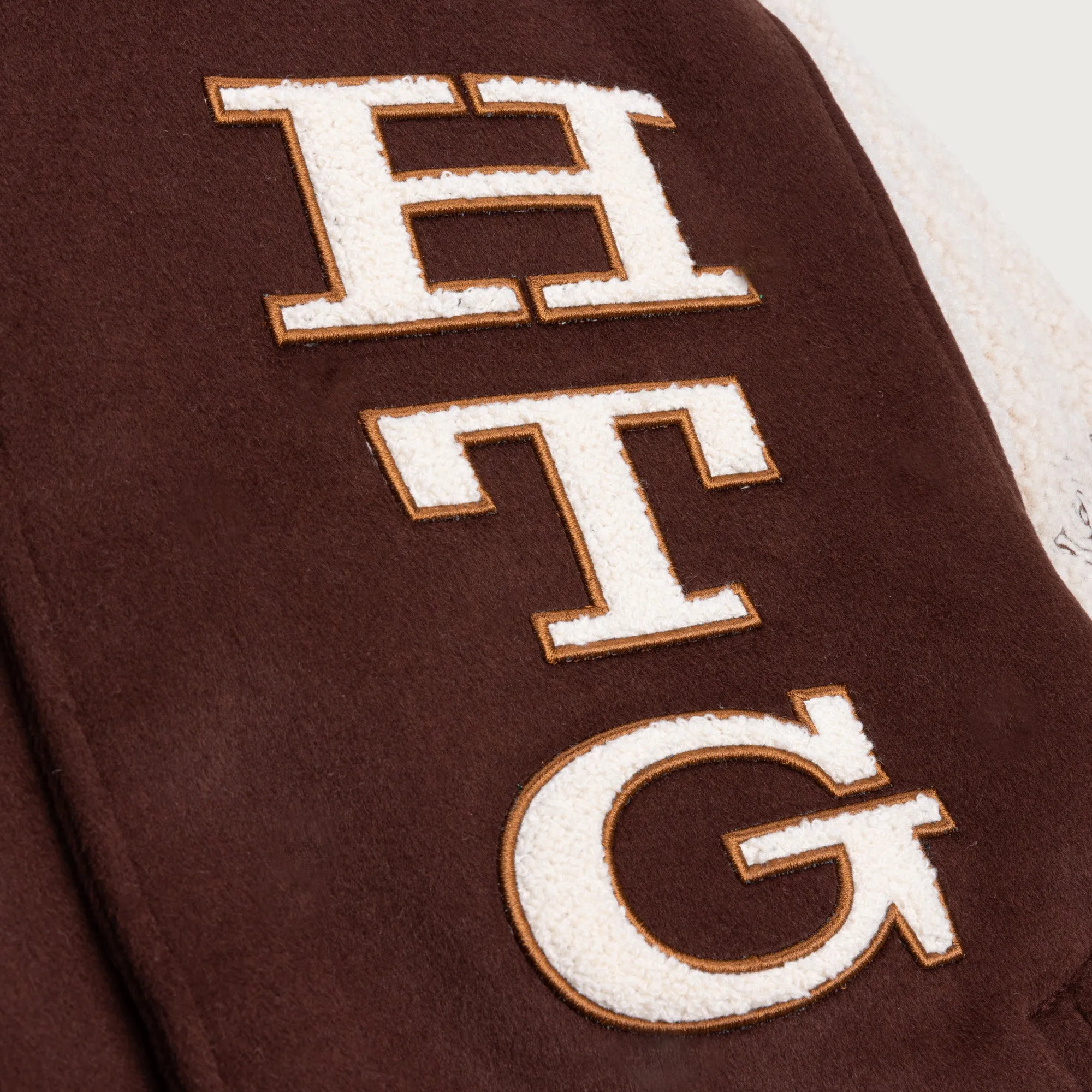 HTG Letterman Jacket - Brown