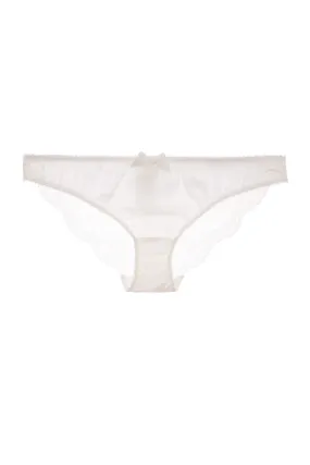 Ivory Lace Back Knicker