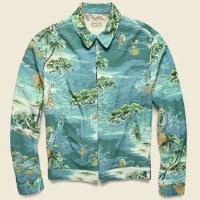 Kamehameha Drizzler Jacket - Emerald