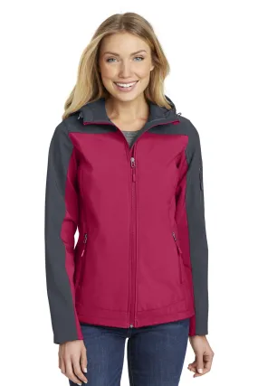 L335 Port Authority Ladies Hooded Core Soft Shell Jacket SKU: L335