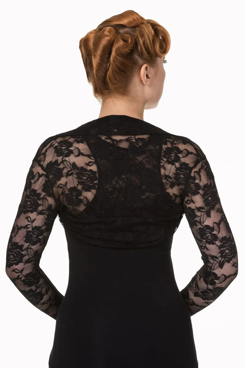 Lace Rose Bolero