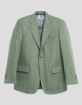 LIGHT GREEN MULTI WINDOWPANE SPORT COAT